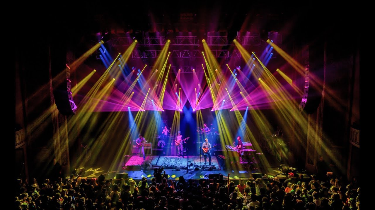 Umphrey's McGee performing live on stage